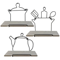 Hti-Living Wandboard Viola 3er-Set, HTI-Living
