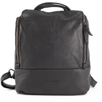 Harold's Submarine Rucksack Leder 32 cm Laptopfach schwarz