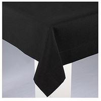 APELT 4362 100x100 89 4362 Tischdecke, Baumwoll-Mischgewebe, schwarz, 100