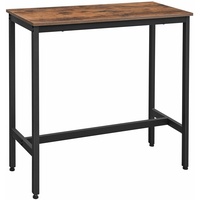 VASAGLE Bistrotisch braun 100,0 x 40,0 x 90,0 cm