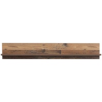 Forte Wandregal, Holzwerkstoff, Old – Wood Vintage/ Betonoptik Dunkelgrau,