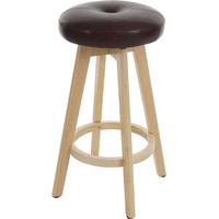 MCW Barhocker Boras Drehbar Bordeaux Helle Beine