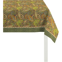 APELT Tischdecke, Baumwolle, grün, 130 x 130 x 0.2