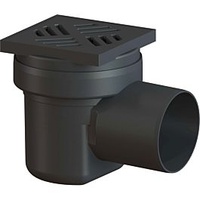 Kessel Kellerablauf DN 100, schwarz