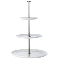 Asa Selection 3-stöckige Etagere Grande Steingut Weiß L (Large)