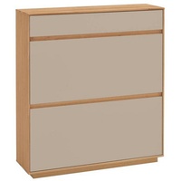 VOSS MÖBEL Schuhschrank V100 Lack Beige Sand
