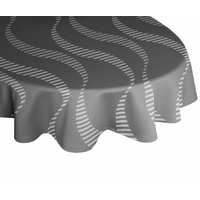 Wirth Tischdecke »LUPARA«, 1, St.), oval grau