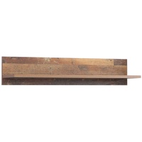 Forte Wandregal, Old – Wood Vintage/ Betonoptik Dunkelgrau, 120