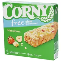 CORNY Müsliriegel Free Haselnuss 6 x 20 g