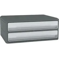 CEP Schubladenbox MoovUp lichtgrau 1090116361, DIN A4 quer mit