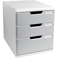Exacompta Schubladenbox Modulo A4, 3 Schubladen für DIN Dokumente.