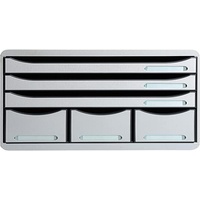 Exacompta Schubladenbox Store-Box Maxi mit 6 Schubladen Office Lichtgrau