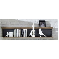 Lomadox Wandboard 142 x 29 x 20 cm Grau