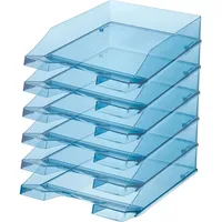 HAN Briefablage Klassik TRANSPARENT, 6 STÜCK, Moderne, transparente und