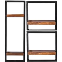 SIT Möbel PANAMA Wandregal-Set 3-teilig 09200-07