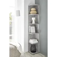 Stella Trading Eckregal Corner Light Beton Optik (B/H/T)