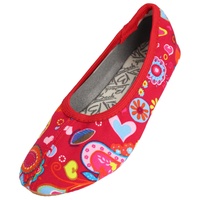 Beck Mädchen Fantasy Gymnastikschuhe, Rot, 33 EU