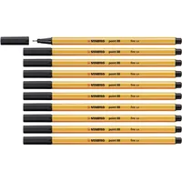 Stabilo point 88 Fineliner schwarz 0,4 mm, 10 St.