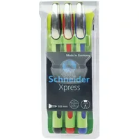 Schneider Xpress Fineliner farbsortiert 0,8 mm, 3er Etui