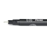 Pentel Pointliner Fineliner schwarz 0,05 mm, 1 St.