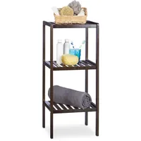 Relaxdays Badregal braun 34,5 x 33,0 x 80,0 cm