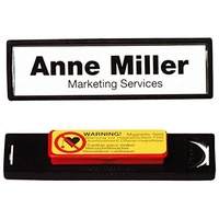 Durable Clip Card Namensschilder mit Magnet 67 x 17