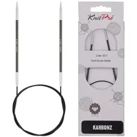 KnitPro Karbonz Rundstricknadel 24" (60cm) | 2,5mm