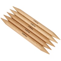 KnitPro Basix Beech Nadelspiele 8" (20cm) | 15mm