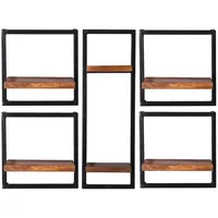 SIT Möbel PANAMA Wandregal-Set 5-teilig 09200-16
