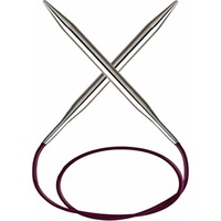 KnitPro Rundstricknadel 5,50 mm 80 cm, Silver