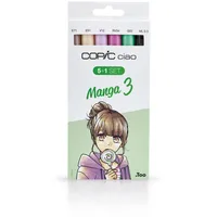 Copic Ciao 5+1 Set Manga 3 sortiert, 6er-Set (22075558)