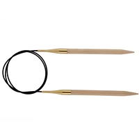 KnitPro K35305 Rundstricknadel, Birkenholz, Braun, 40cm x 3.25mm