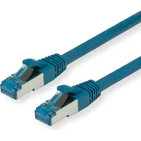 Value Patchkabel Kat.6A (Class EA) S/FTP (PiMF), LSOH, blau,
