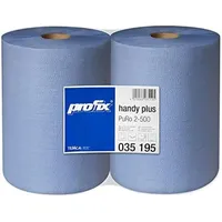 Profix Putztuch profix handy plus L.380xB360mm blau,2lagig 500 Tü./Rl.