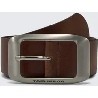 Tom Tailor Damengürtel Leder 4 cm breit braun 85