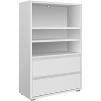 Z2 Bücherregal 85 x 131 x 37 cm Weiß