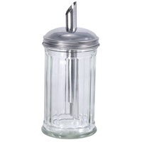 Contacto Edelstahl Zuckerspender, Zuckerdose, Zuckerstreuer, 300 ml,