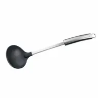 Berndes 009084 Schöpflöffel, Schwarz, Silber
