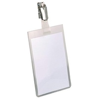 Durable Namensschild (mit Clip, 90 x 60 mm, Kunststoff)