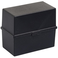 Exacompta 51814D Tragbare Karteikassette DIN A5. schwarz Blauer Engel