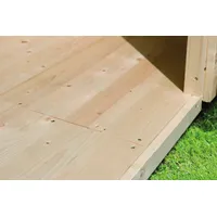 Karibu Fußboden für Sockelmaß 1,9 x 2 m (BxT)