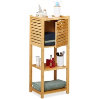 Relaxdays Beistellregal braun 35,0 x 29,0 x 87,5 cm