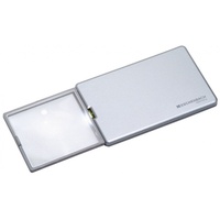 Eschenbach 152111 Easy Pocket Handlupe mit LED-Beleuchtung Vergrößerungsfaktor: 3