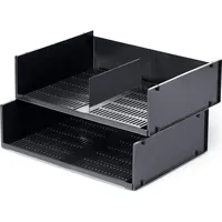 Durable Briefablage Optimo A3 anthrazit Packung mit 4 Stück,