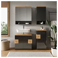 Vicco Badschrank Eden Anthrazit, Anthrazit, 4 Fächer