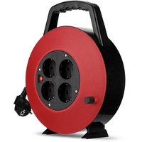 REV Ritter REV Kabelbox 10m 4-Fach schwarz/rot H05VV-F 3G1,5