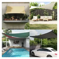 VidaXL Sonnensegel Oxford-Gewebe Quadratisch 7x7 m Weiß