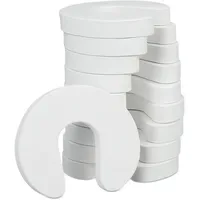 Relaxdays Tür Klemmschutz im 10er Set, Weiß