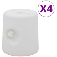 VidaXL Pavillon-Gewichte 4 Stk. PE Weiß
