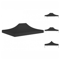 VidaXL Partyzelt-Dach 4x3 m Schwarz 270 g/m2